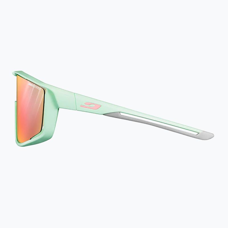 Akiniai nuo saulės Julbo Fury Reactiv 1-3 Light Amplifier mint/light grey/pink/multilayer gold pink 3