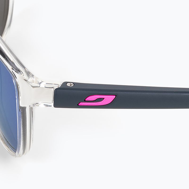 Julbo Idol Spectron 3Cf blizgūs permatomi blizgūs kristalai/matiniai tamsiai mėlyni akiniai nuo saulės J5431175 4