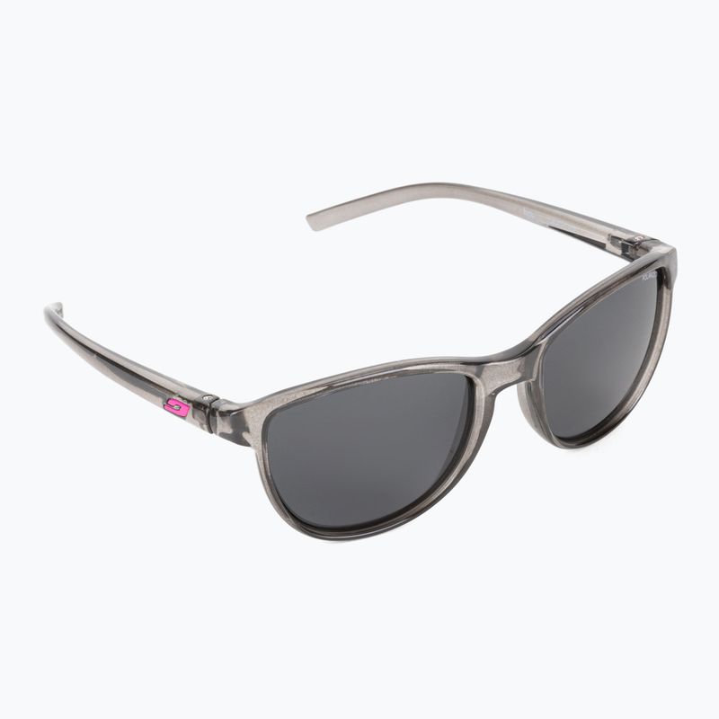 Julbo Idol Polar blizgūs permatomi juodi vaikiški akiniai nuo saulės J5439224