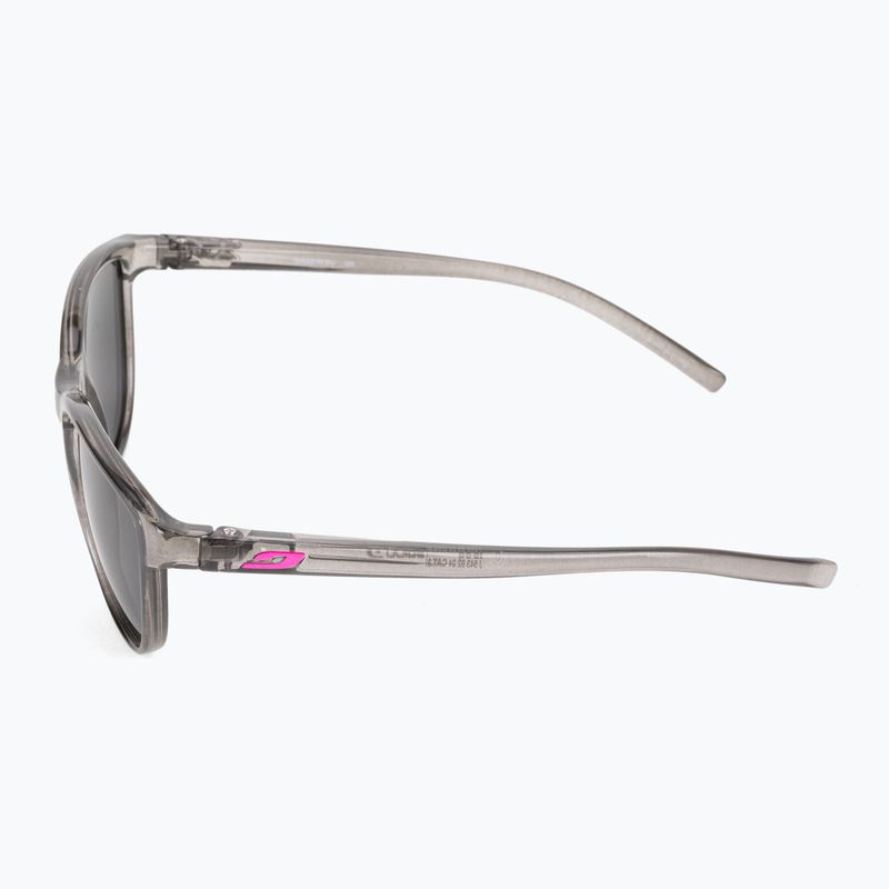 Julbo Idol Polar blizgūs permatomi juodi vaikiški akiniai nuo saulės J5439224 4