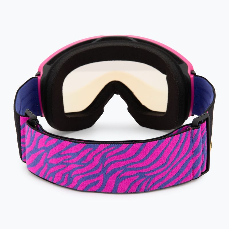 Slidinėjimo akiniai Julbo Launcher Reactiv High Contrast pink/ black/ flash blue 2