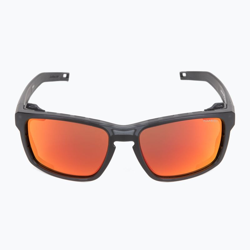 Julbo Shield Polarized 3Cf matiniai permatomi/permatomi juodi/juodi akiniai nuo saulės J5069414 3