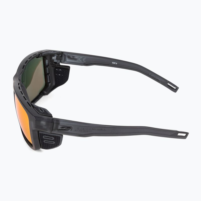 Julbo Shield Polarized 3Cf matiniai permatomi/permatomi juodi/juodi akiniai nuo saulės J5069414 4