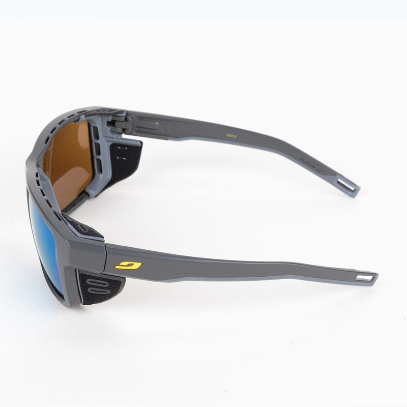 Julbo Shield Polarized 3Cf matiniai tamsiai pilki/pilki akiniai nuo saulės J5069420 4