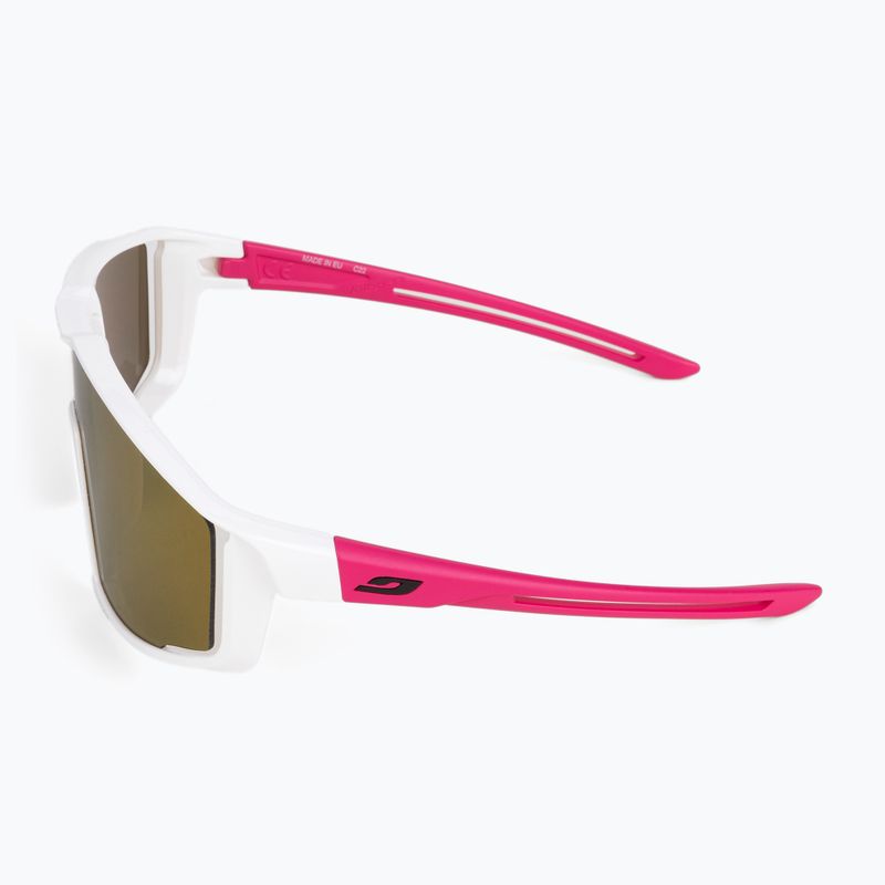 Julbo Fury S Spectron 3Cf matiniai blizgūs balti/rožiniai vaikiški dviratininkų akiniai J5501110 4