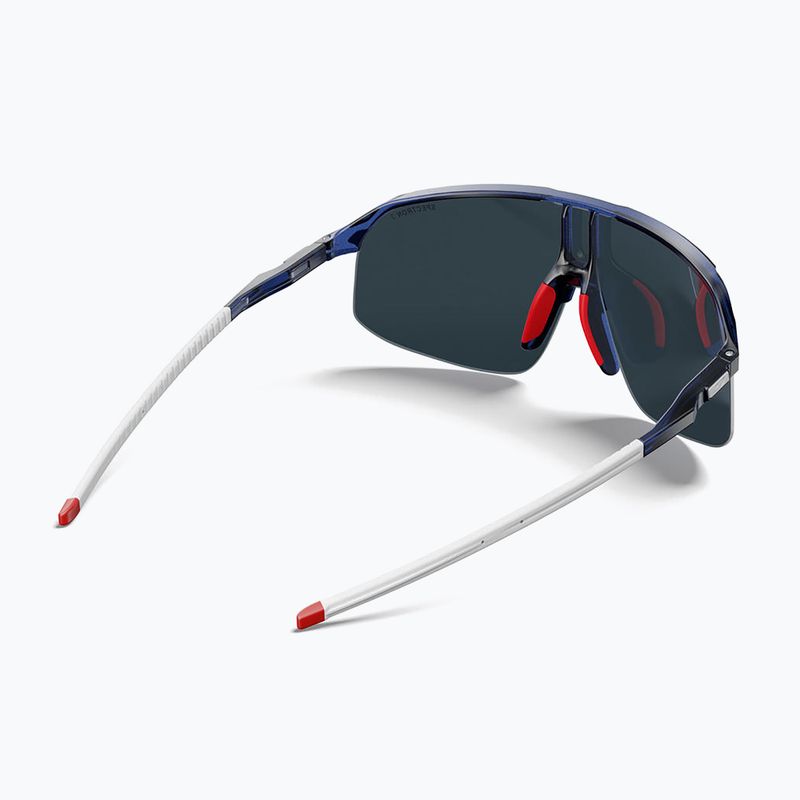 Akiniai nuo saulės Julbo Density Spectron shiny translucent dark blue/white/red 4