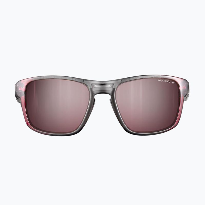 Akiniai nuo saulės Julbo Shield M Polarized HD shint translu gray/fluo pink 2