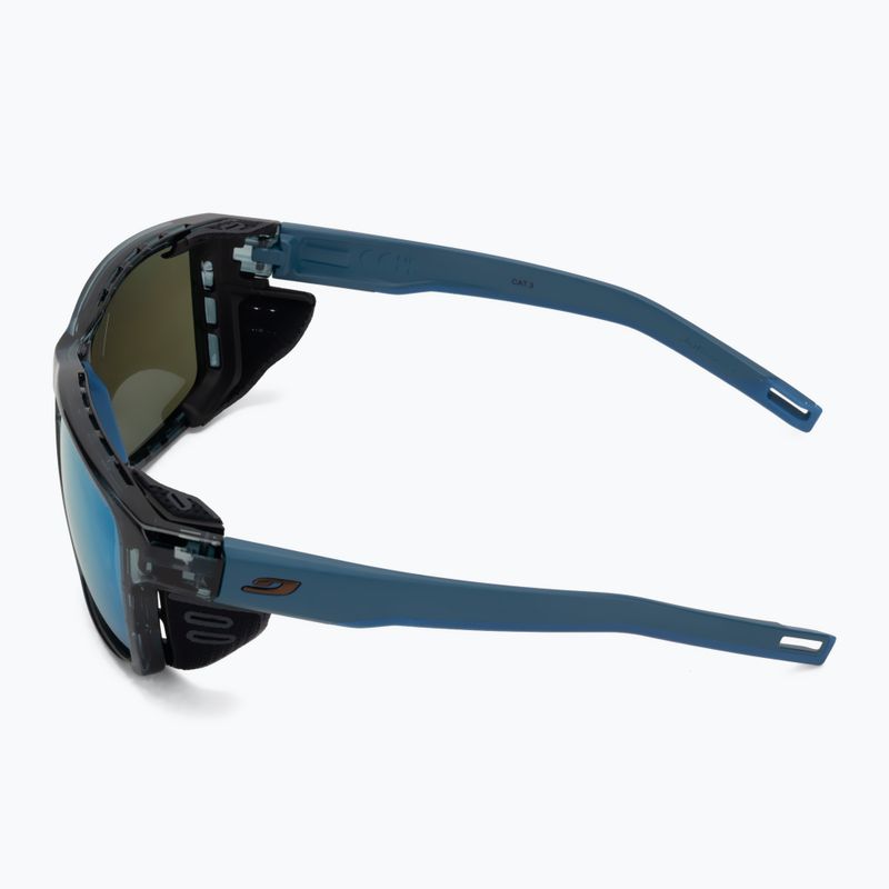 Akiniai nuo saulės Julbo Shield Polar HD shiny translu blue/blue 5