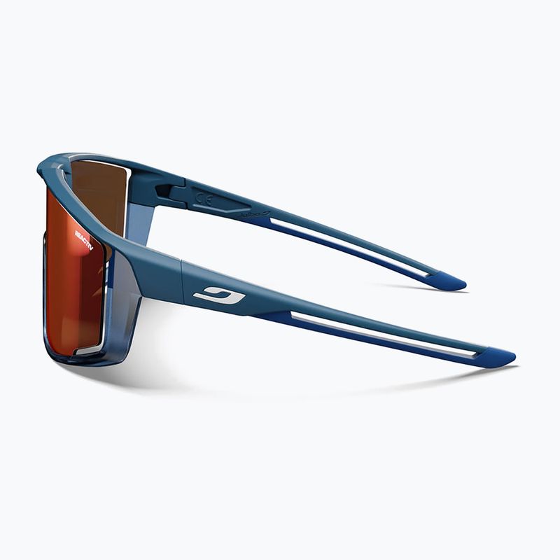 Akiniai nuo saulės Julbo Fury Reactiv High Contrast matt blue/translu blue 4