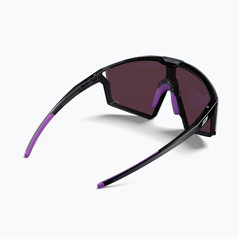 Akiniai nuo saulės Julbo Edge Reactiv High Contrast shiny translu black/purple 5