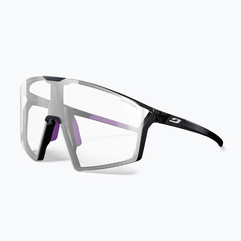 Akiniai nuo saulės Julbo Edge Reactiv High Contrast shiny translu black/purple 7