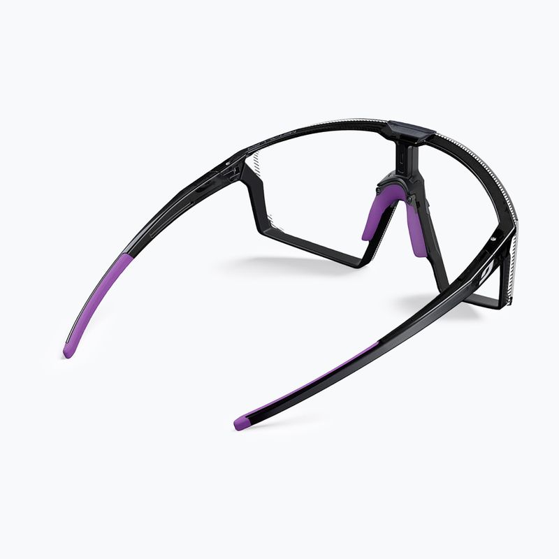 Akiniai nuo saulės Julbo Edge Reactiv High Contrast shiny translu black/purple 10