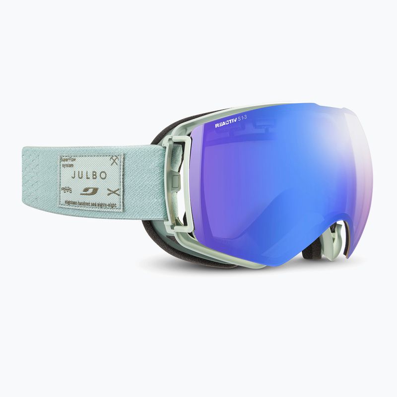 Slidinėjimo akiniai Julbo Lightyear Reactiv High Contrast S1-S3 light gray/flash blue 2