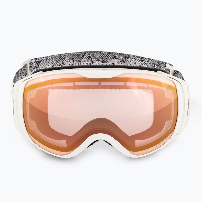 Moteriški slidinėjimo akiniai Julbo Luna Reactiv High Contrast white/flash pink 2
