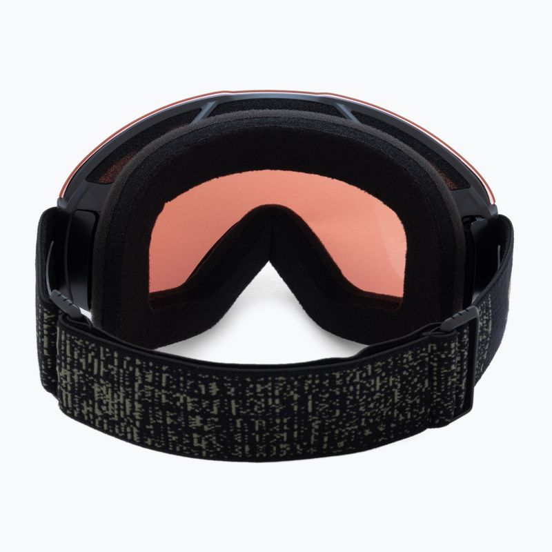 Julbo Spacelab juodi/žali atspindžio kontrolės/blyksnio mėlyni slidinėjimo akiniai J76091140 3