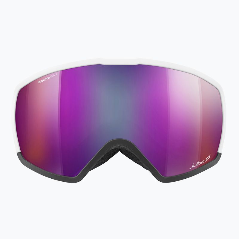Slidinėjimo akiniai Julbo Hit OTG Reactiv High Contrast white/black/flash purple 6