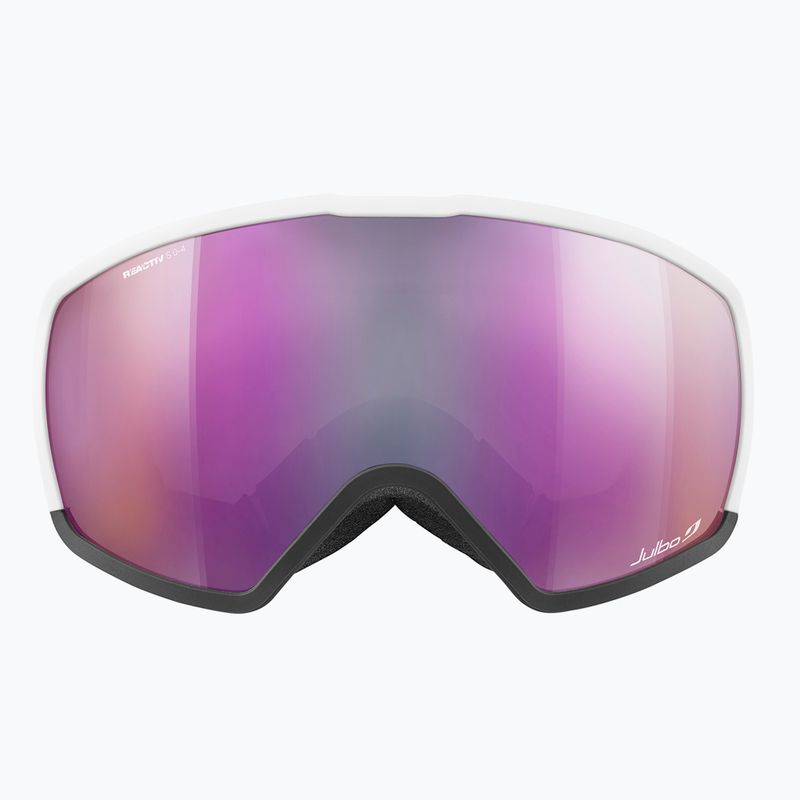 Slidinėjimo akiniai Julbo Hit OTG Reactiv High Contrast white/black/flash purple 7