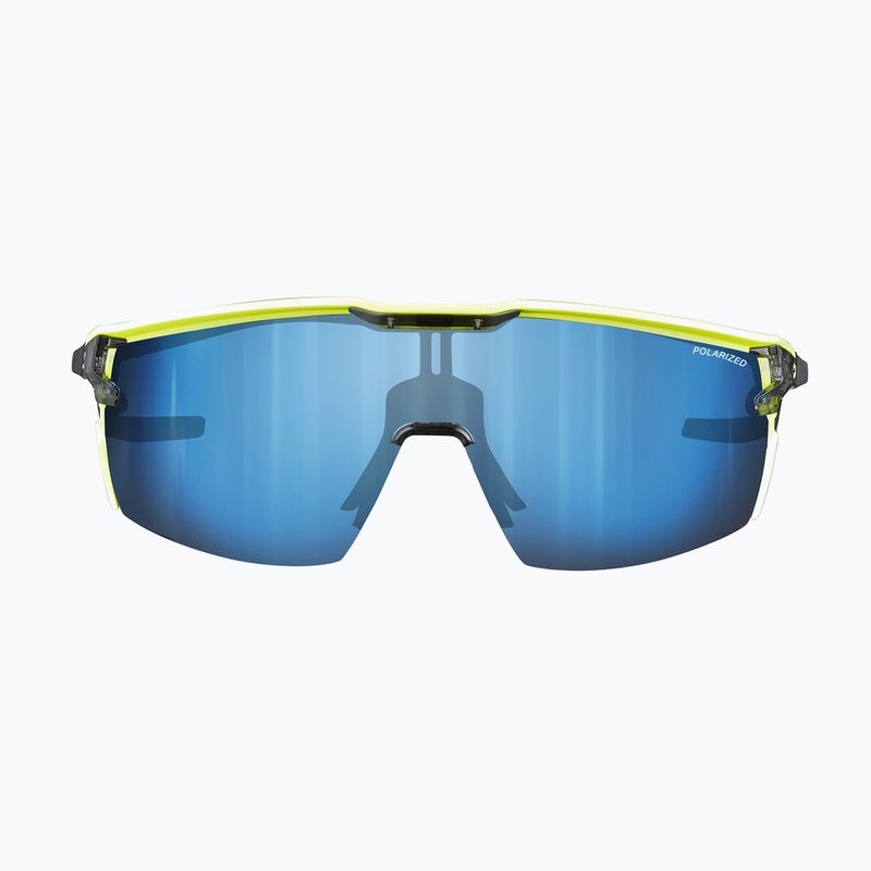 Julbo Ultimate Cover Polar 4 Hd dviratininkų akiniai juoda/geltona fluo/capsule ocean master 10