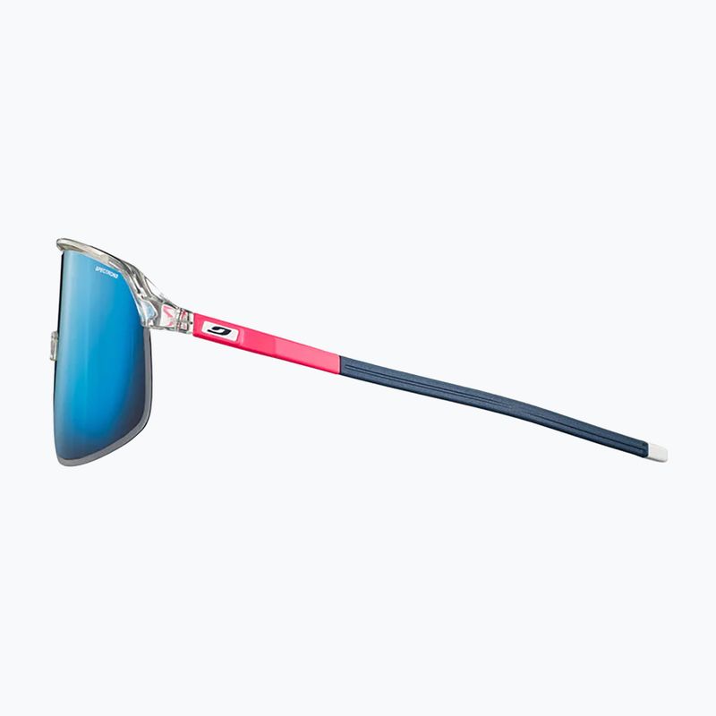 Julbo Dencity Spectron 3 blizgantys kristaliniai / fluorescenciniai rožiniai / mėlyni dviratininkų akiniai 6