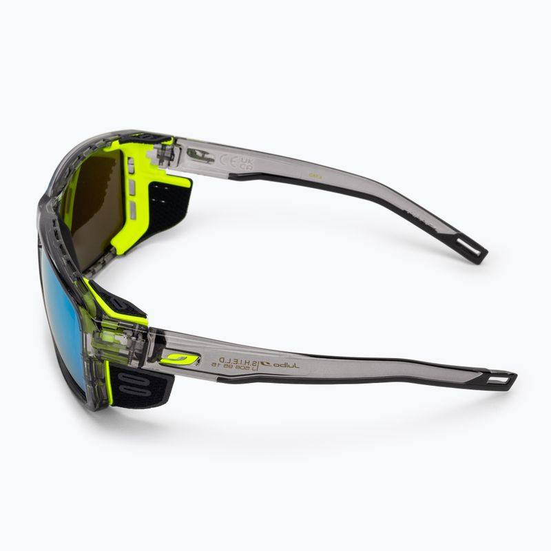 Julbo Shield Polar 4 Hd juoda/geltona fluo/kapsulinė ocean master dviračių akiniai 5