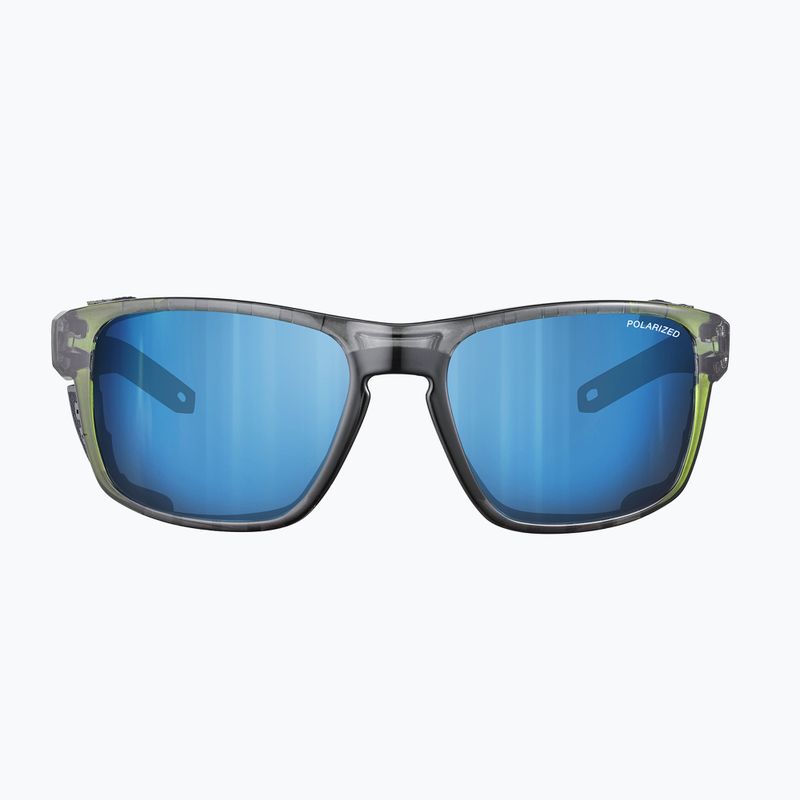 Julbo Shield Polar 4 Hd juoda/geltona fluo/kapsulinė ocean master dviračių akiniai 8