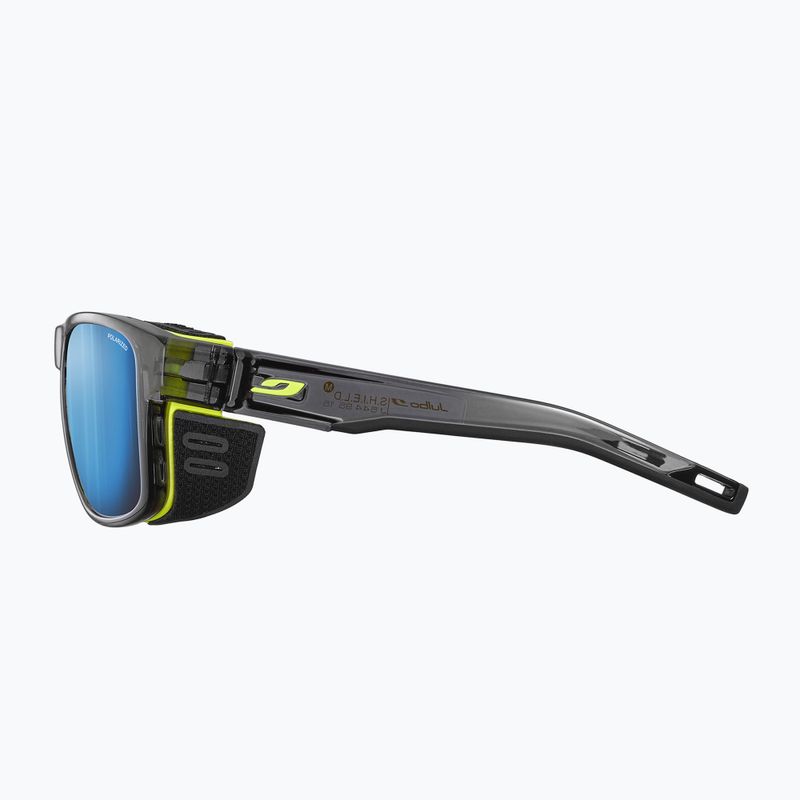 Julbo Shield Polar 4 Hd juoda/geltona fluo/kapsulinė ocean master dviračių akiniai 9