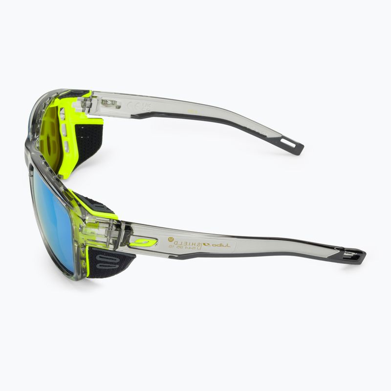 Julbo Shield M Polar 4 Hd juoda/geltona fluo/kapsulinė ocean master dviračių akiniai 5