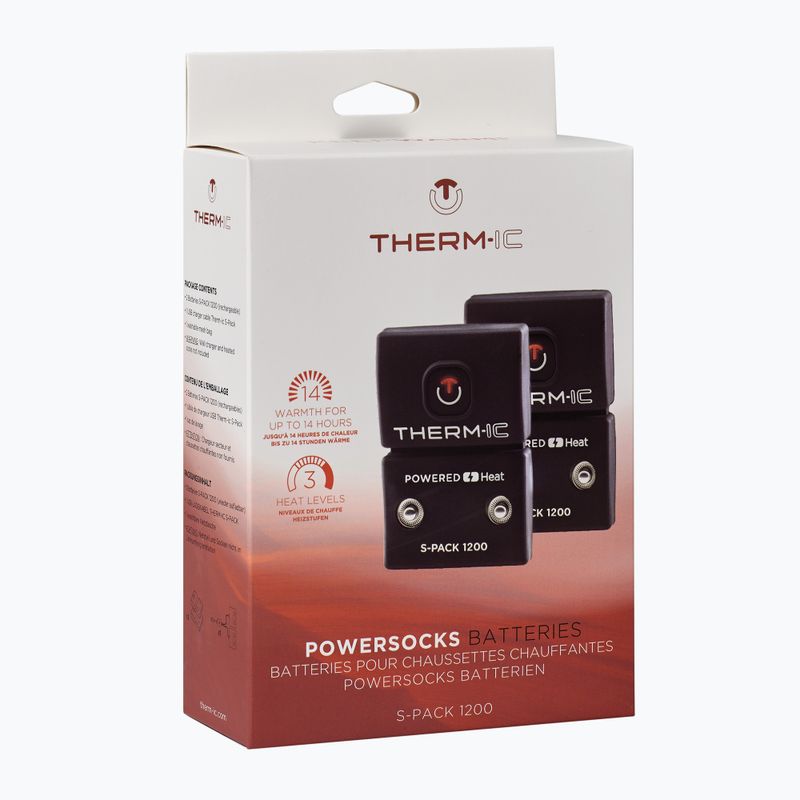 Baterijos kojinėms Therm-ic S-Pack 1200 2 pcs. 3