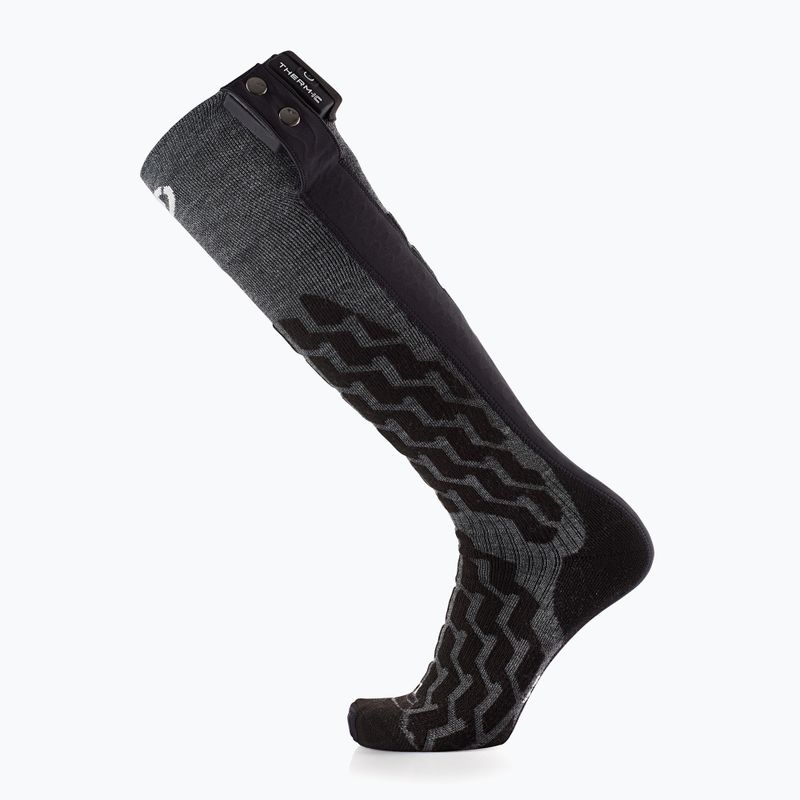 Šildomos kojinės Therm-ic Powersocks Heat Fusion Uni grey/ black 2