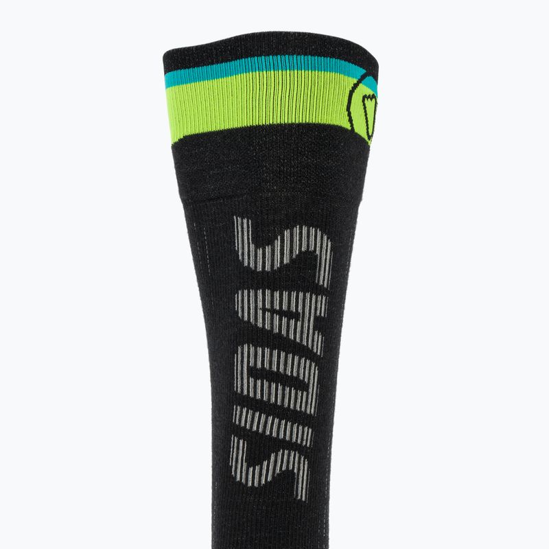Slidinėjimo kojinės SIDAS Ski Ultra Fit black/yellow 4