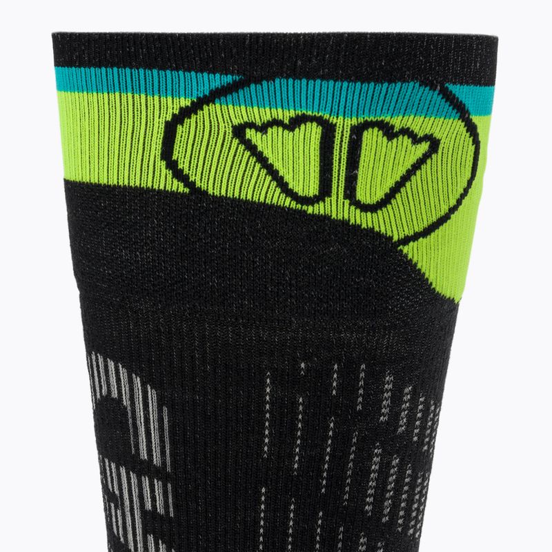 Slidinėjimo kojinės SIDAS Ski Ultra Fit black/yellow 5