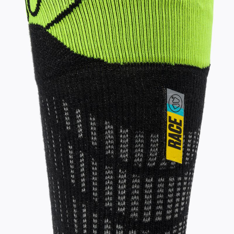 Slidinėjimo kojinės SIDAS Ski Ultra Fit black/yellow 6