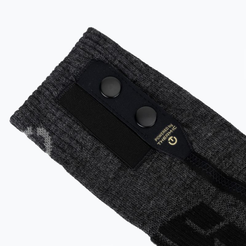 Šildomos kojinės Therm-ic Comfort Socks S.E.T grey/ black 4