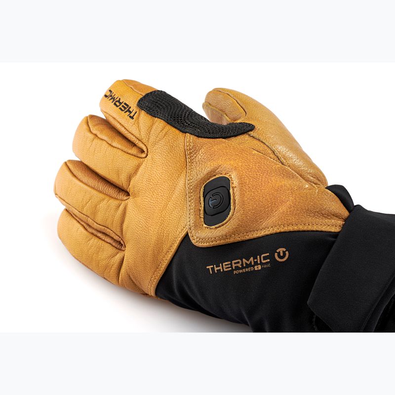 Šildomos pirštinės Therm-ic Freeride Ultra Heat + Ultra Heat S-Batteries black/light brown 4