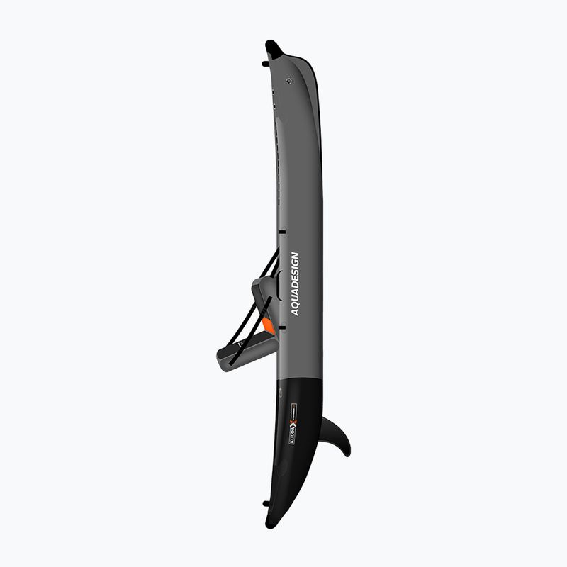 AQUADESIGN Koloa X'Perience 1 305 cm juoda/pilka pripučiama baidarė 1 asmeniui 3