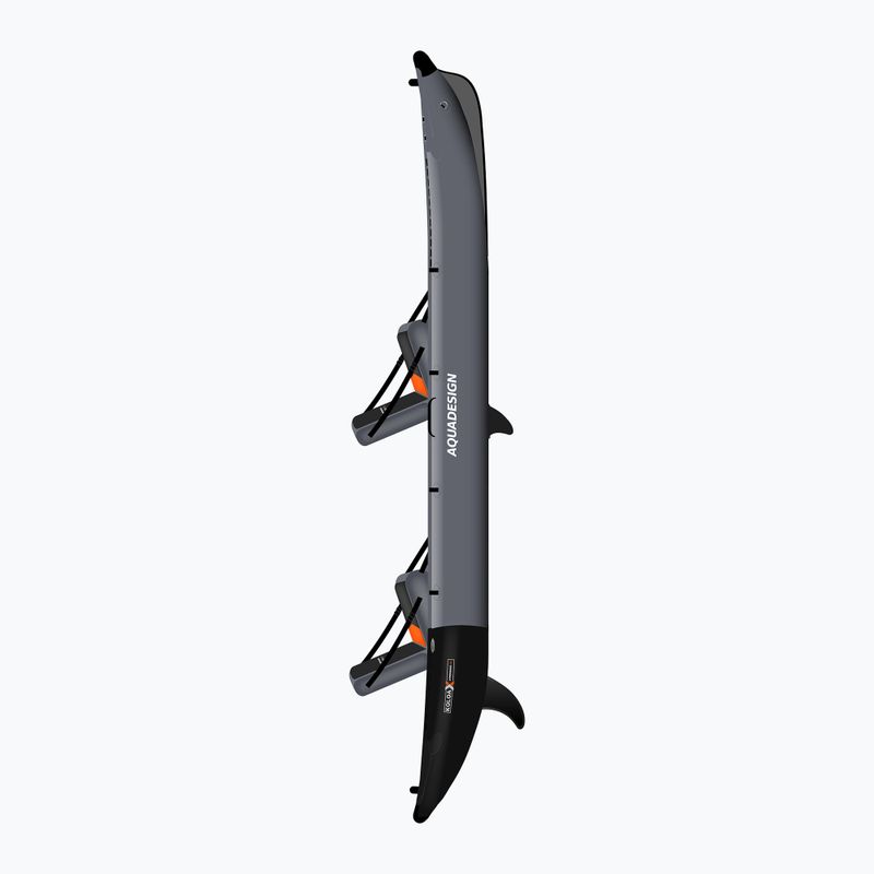 Dvivietė pripučiama baidarė AQUADESIGN Koloa X´Perience 2 360 cm black/grey 3