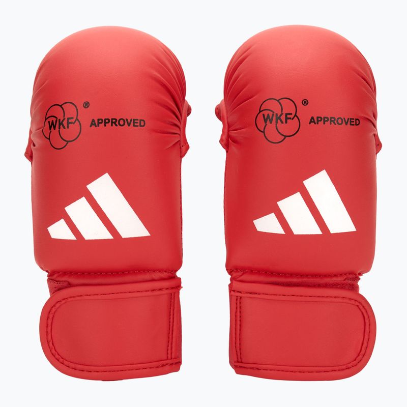 adidas WKF rankų apsaugos raudonos spalvos