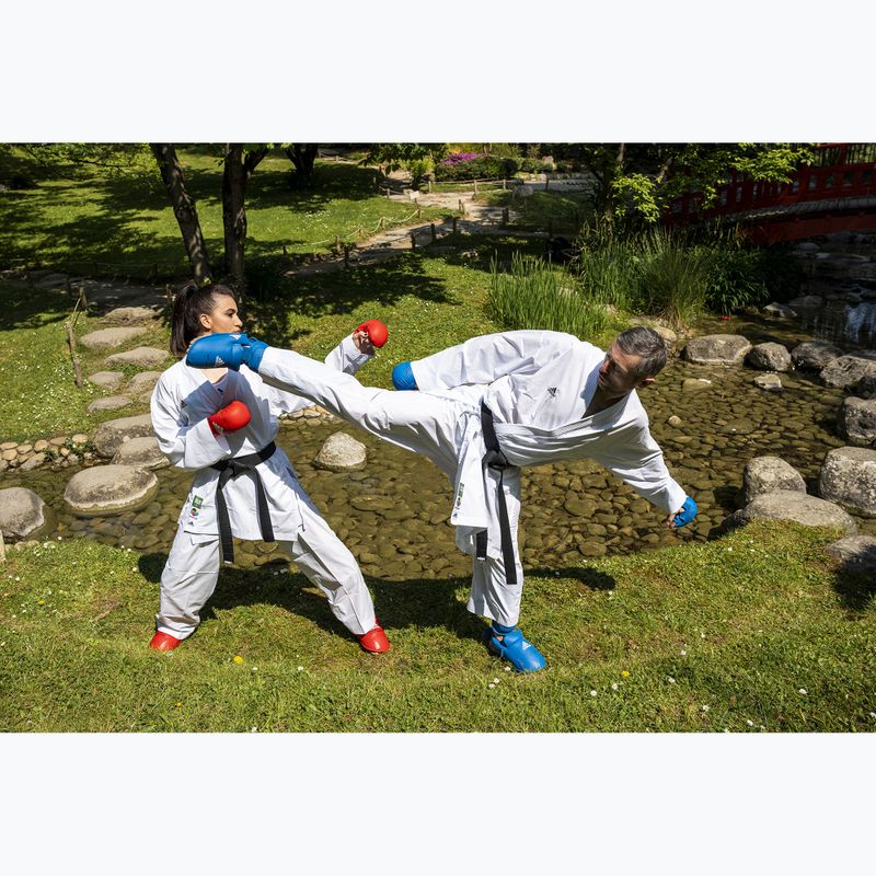 adidas WKF rankų apsaugos raudonos spalvos 10