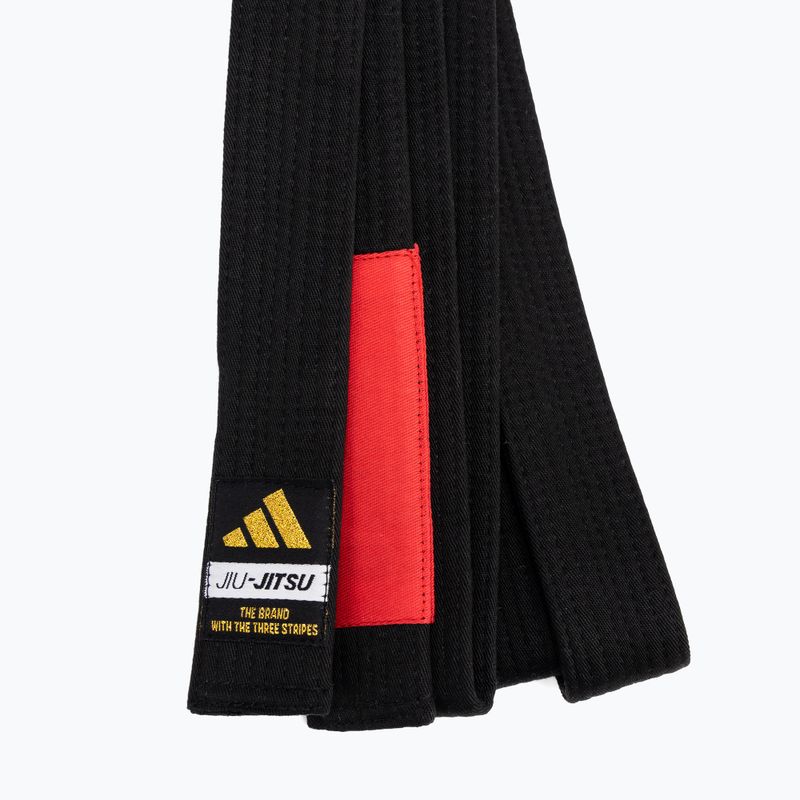 Brazilų džiudžitsu diržas adidas Elite juodas 2