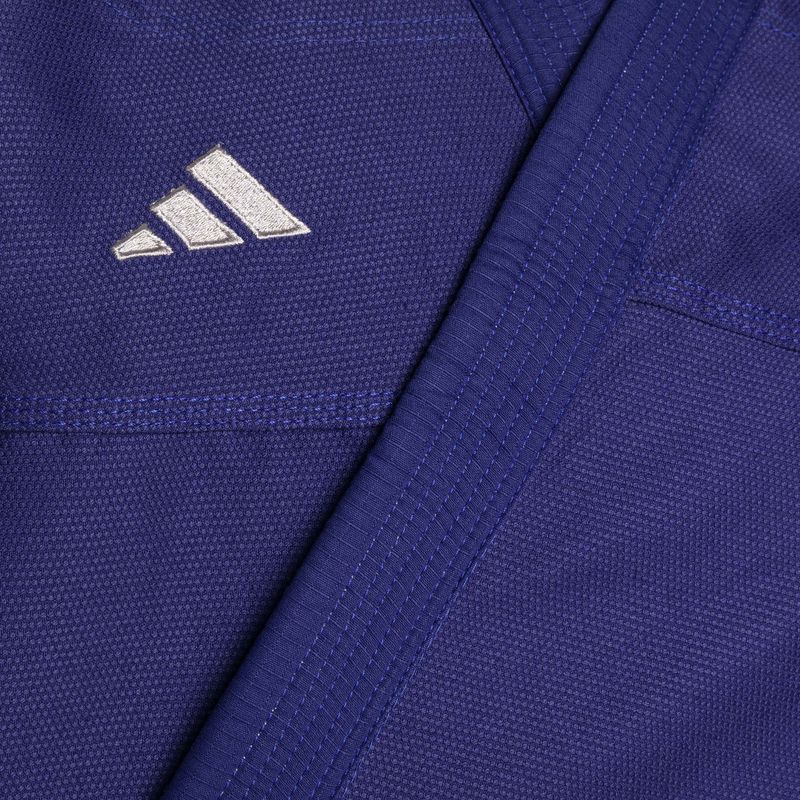 GI brazilų džiudžitsu adidas Challenge 2.0 blue/grey 6