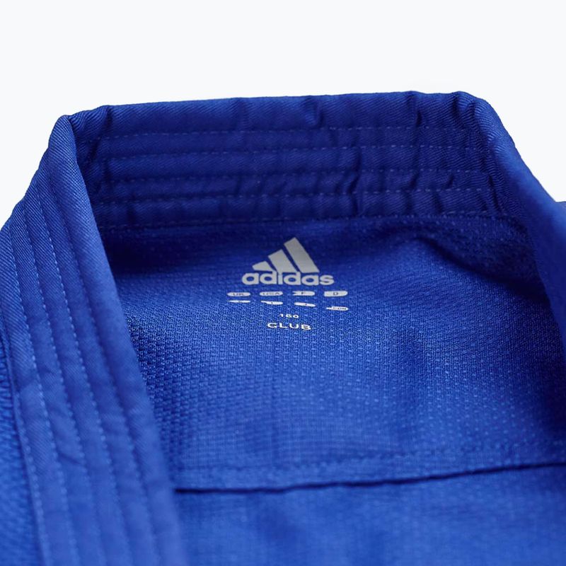 Vaikiškas dziudo imtynių kostiumas adidas Club mėlynas J350BLUE 4