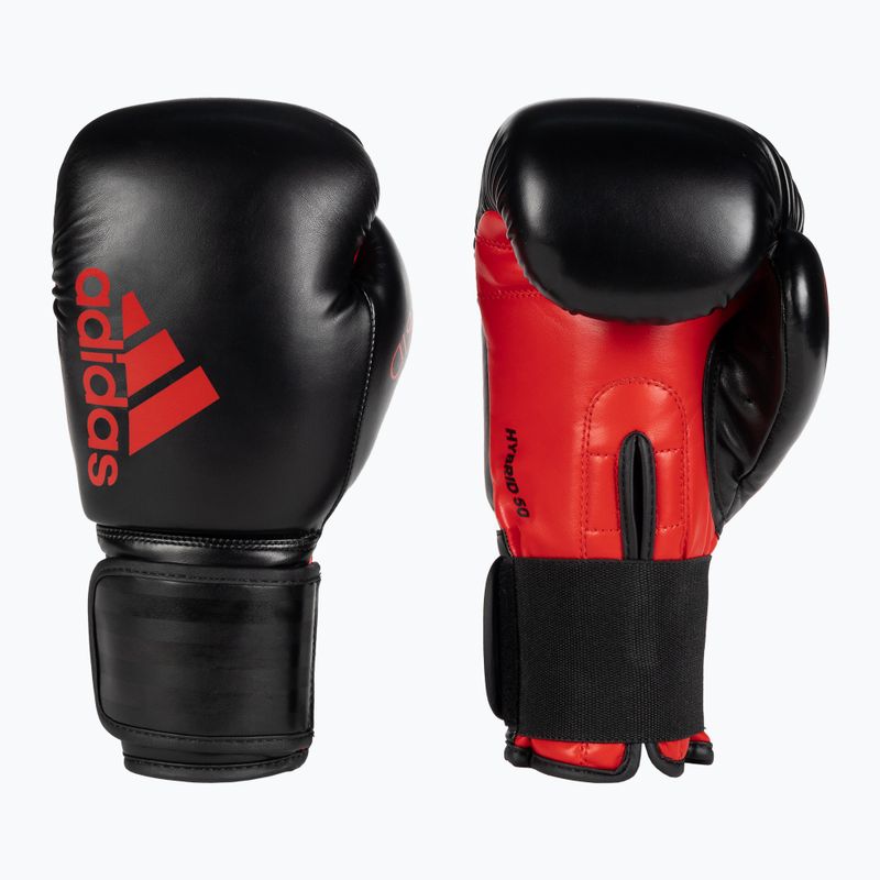 adidas Hybrid 50 bokso pirštinės juodos ADIH50 6