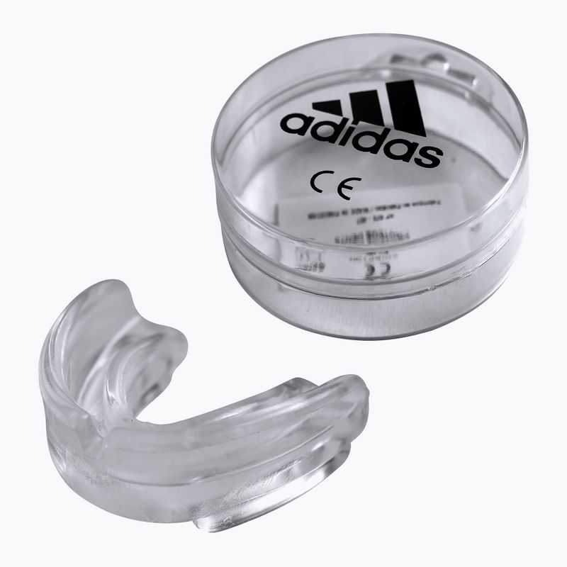 Vaikiška žandikaulio apsauga + dėžutė adidas ADIBP10N permatoma 2