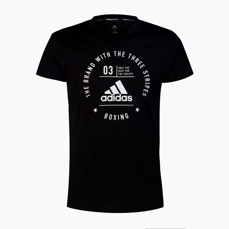 adidas Bokso treniruočių marškinėliai juodi ADICL01B