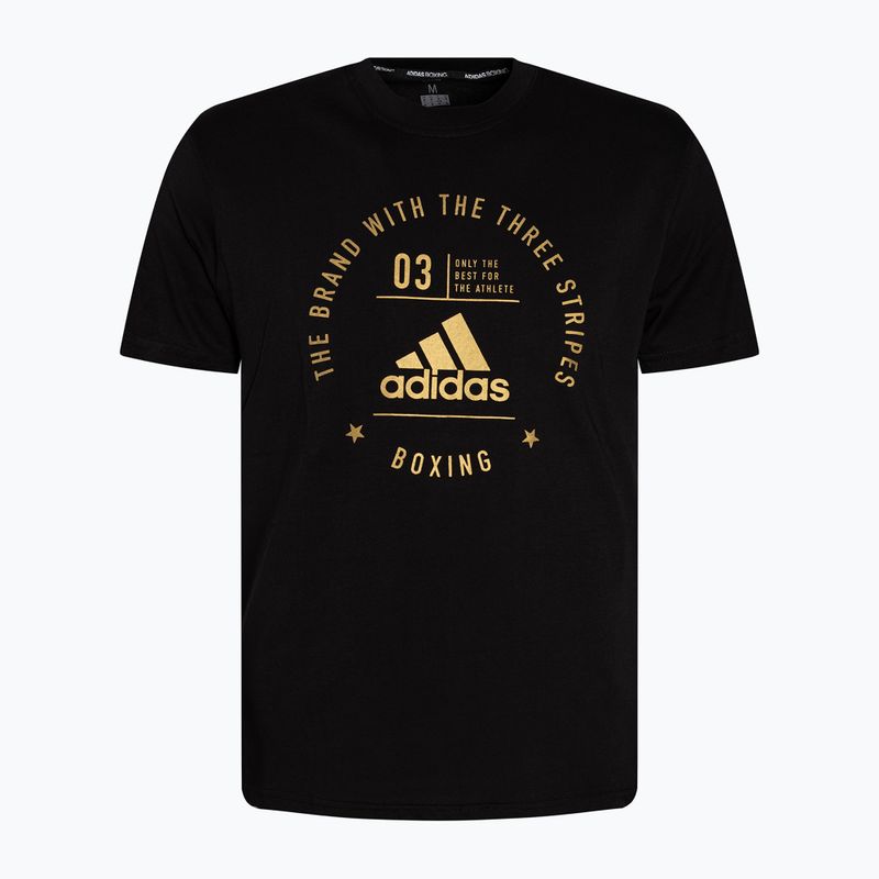 adidas Bokso treniruočių marškinėliai juodi ADICL01B