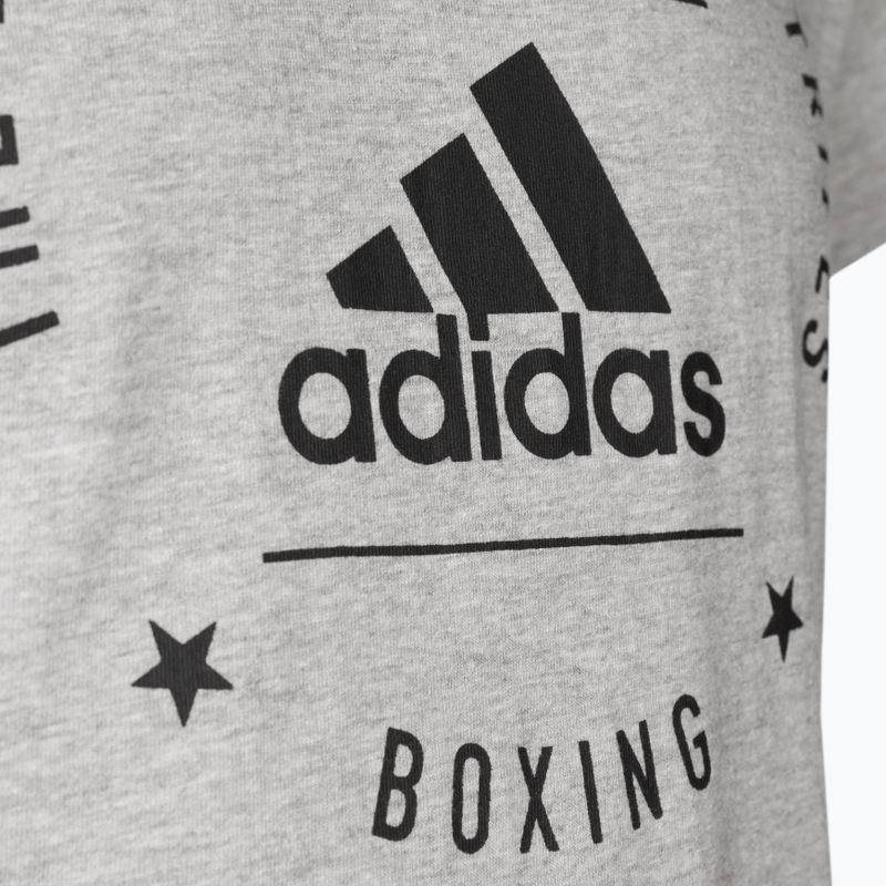 adidas Boksininkų treniruočių marškinėliai pilki ADICL01B 3