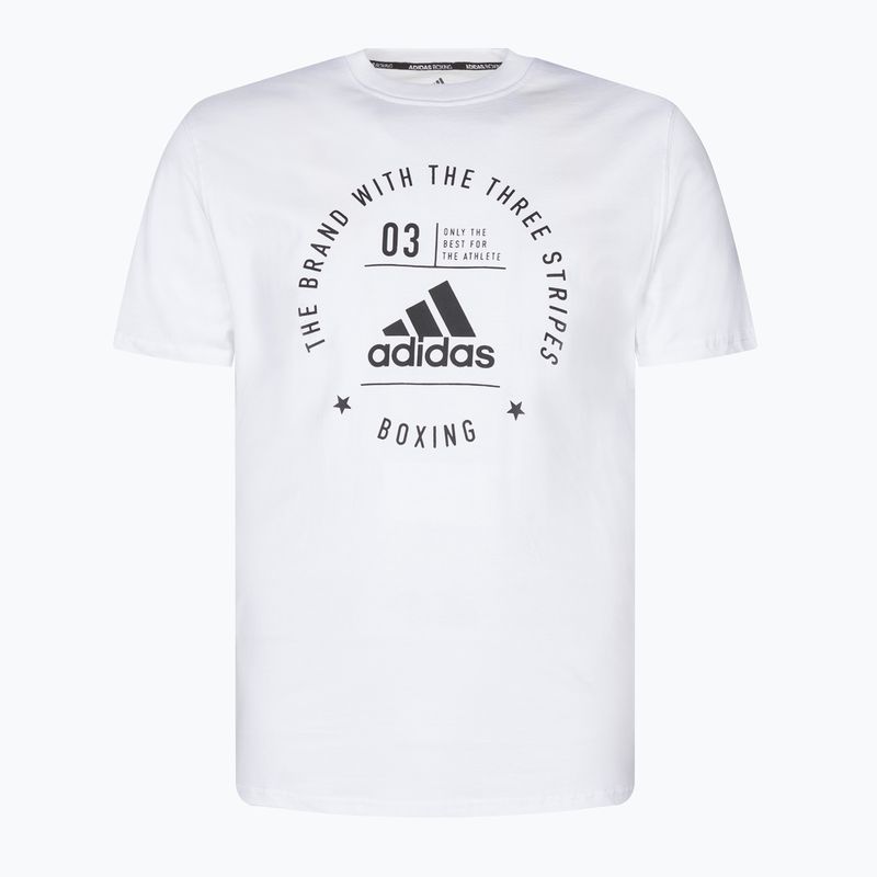 adidas Bokso treniruočių marškinėliai balti ADICL01B