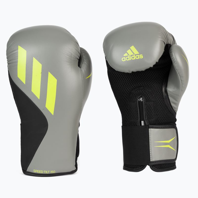adidas Speed Tilt 150 pilkos SPD150TG bokso pirštinės 3