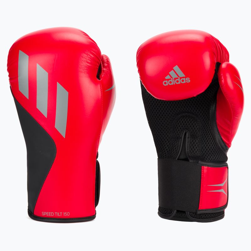 adidas Speed Tilt 150 raudonos SPD150TG bokso pirštinės 3