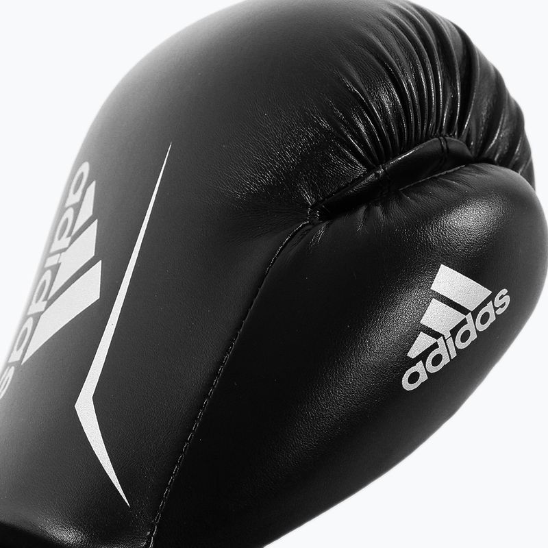 adidas jaunimo bokso rinkinys, vaikiškas krepšys ir pirštinės juodai baltos spalvos ADIBPKIT10-90100 5